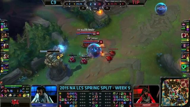 [FULL] Cloud 9 vs Team Impulse |S5 NA LCS Spring 2015 Week 5 Day 1| C9 vs TIP | HD 720p смотреть онлайн