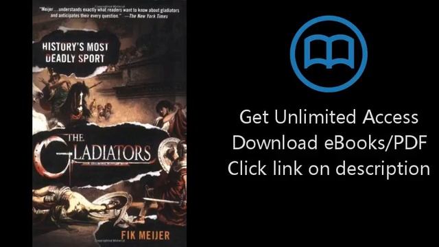 Download The Gladiators: History's Most Deadly Sport PDF смотреть онлайн