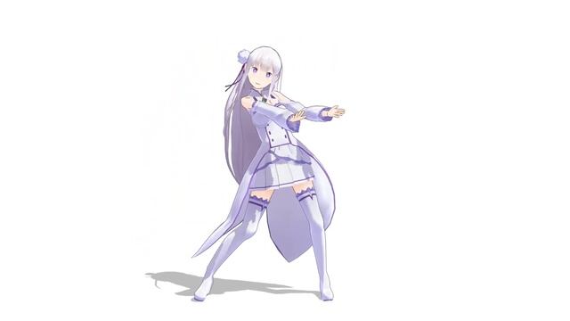 Re:zero (с нуля) аниме танец #эмилия #снуля смотреть онлайн