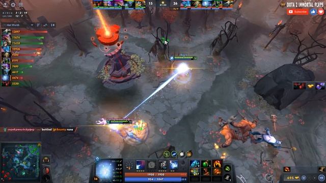 Io Hard Support | 7.32e | Handsken Pos 5 io Play | Dota 2 Immortal Gameplay смотреть онлайн