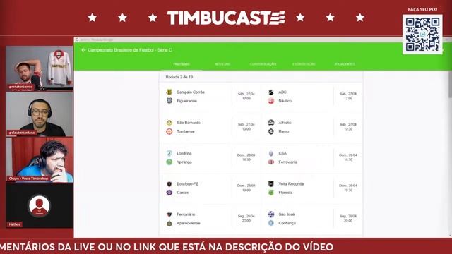 NOTAS - Náutico 1x1 São Bernardo - Série C 2024 смотреть онлайн