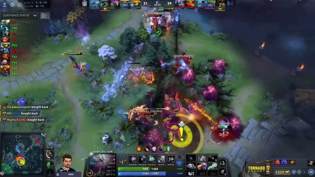 DOUBLE RAMPAGE ОТ MIRACLE НА ИНВОКЕРЕ | МАТЧ OG - NIGMA | DOTA2 смотреть онлайн