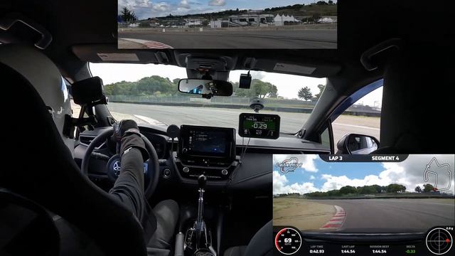 (4K) GR Corolla - 1:43.77 Weathertech Raceway Laguna Seca lightspeed369 4/14/24 смотреть онлайн