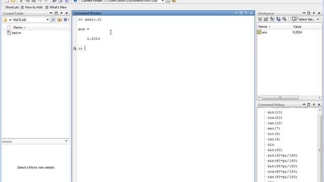 Matlab Essentials - Sect 16 - Trigonometric Functions and their Inverses смотреть онлайн