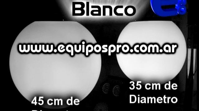 Bola, Esfera o Globo de LEDs RGB de 45 , 35 y 25 cm - Fabrica y VENTA - www.equipospro.com.ar смотреть онлайн