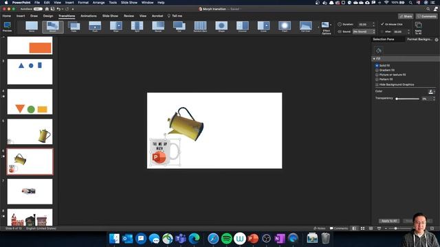 How to make a Pan and Zoom in PowerPoint with the Morph transition смотреть онлайн