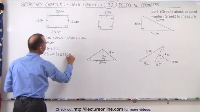 Geometry - Ch. 1: Basic Concepts (32 of 49) How to Determine the Perimeter? смотреть онлайн