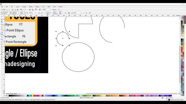 Rectangle & Ellipse COREL DRAW 15 ( X5 ) COREL DRAW X5 कोरलड्रॉ 15 सीखें हिंदी में смотреть онлайн