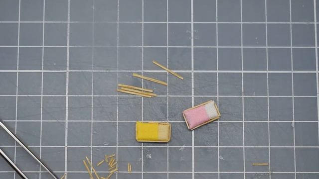 DIY How to Make a Miniature Bunk Bed || Tiny children's bunk bed 1:144 смотреть онлайн