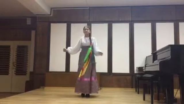 Кандыба Алена, Сибирская плясовая «Рассыпала Маланья бобы смотреть онлайн