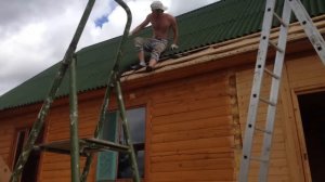 Строительство Деревянной пристройки к дому. Строительство пристройки на винтовых сваях своими руками