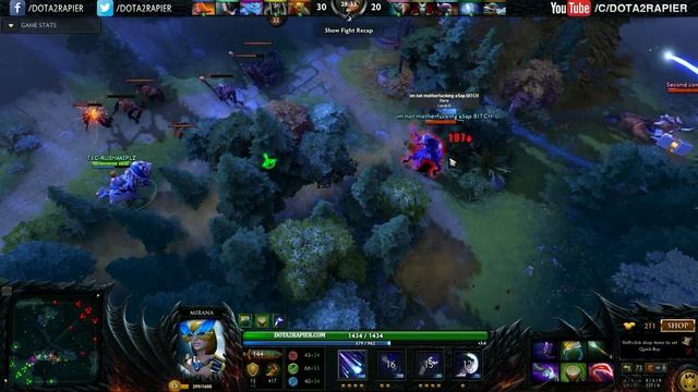 Arteezy Dota 2 [Mirana] vs SumaiL [Gyrocopter] - KING DOWN Is WORTH смотреть онлайн