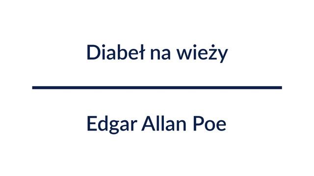 Diabeł na wieży - Edgar Allan Poe | Audiobook Całość! смотреть онлайн