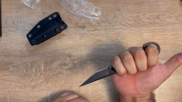 Cancu C1140 fixed blade stinger knife with D2 steel смотреть онлайн