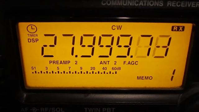 RNTH-431 28.0 MHz, 28.2 MHz Beacon, Δf = 202.4 kHz (retuning +- 65 Hz) смотреть онлайн