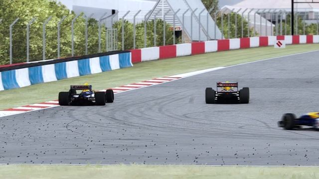 Williams F1 1991 vs Williams F1 1992 vs Williams F1 1993 - Donington Park смотреть онлайн