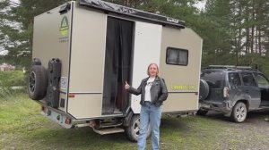 Прицеп-автодом, прицеп дача, кемпер российского производства до 750 кг CanopusCamp.
