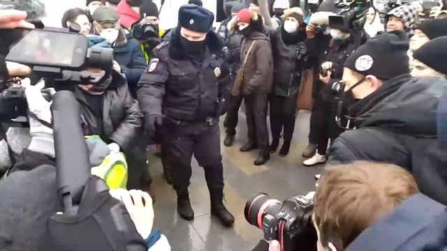 Москва. Полиция задержала ребёнка. 23 Января.