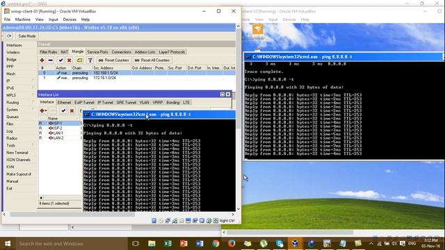 Mikrotik Load Sharing two ISP two LAN Part-02 смотреть онлайн