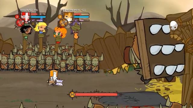 Castle Crashers Multiplayer Coop Funny Moments- Animals Eat Too Much смотреть онлайн