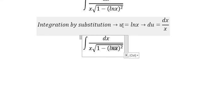 Calculus Help: Integral of dx/(x√(1-(lnx)^2 )) - Integration by substitution смотреть онлайн