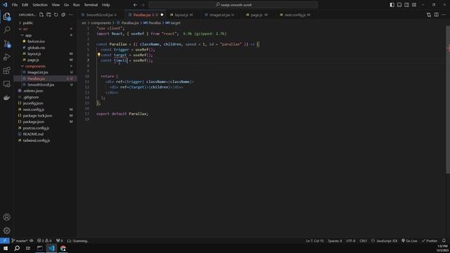 Implement Smooth Scroll & Parallax Effect in Next.js using Lenis and GSAP смотреть онлайн