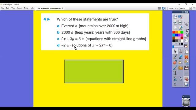Year 9 - Mathematics - Sets 1 ( Part 2) lesson 2 of 4 - 6 April 2020 смотреть онлайн