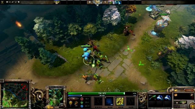 Один против двоих. Спасти башню любой ценой. Dota 2 mid only. смотреть онлайн