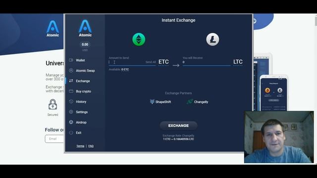 Atomic Wallet ОБЗОР ФУНКЦИЙ КОШЕЛЬКА. смотреть онлайн