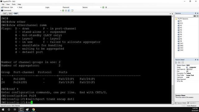 Layer 2 EtherChannels смотреть онлайн