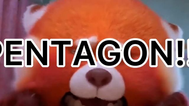 A Turning Red meme about The Pentagon смотреть онлайн