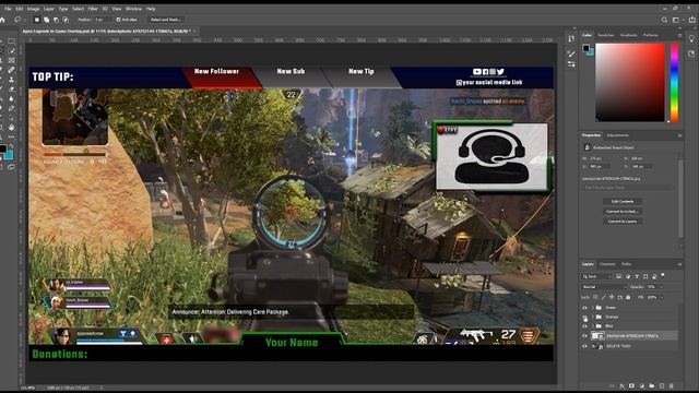 Apex Legends Spectator Overlay Template смотреть онлайн