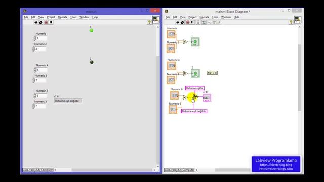 Labview Programlama Dersi-5: Mantıksal İşleçler ve Case Yapısı смотреть онлайн