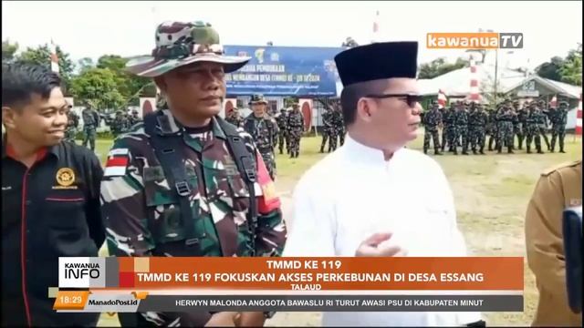 TMMD ke-119 di Talaud Fokus Akses Perkebunan Warga Desa Essang смотреть онлайн
