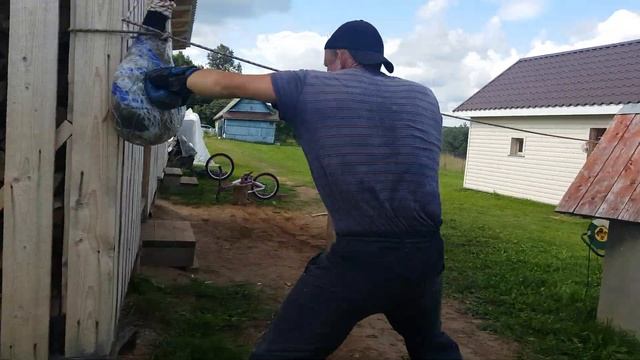 Тренировка ударной техники на мешке#box#wushu#boxing смотреть онлайн