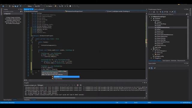 Let's Show #258 - C# Visual Studio .NET Tutorial - Approximate Error Function Graph OxyPlot смотреть онлайн