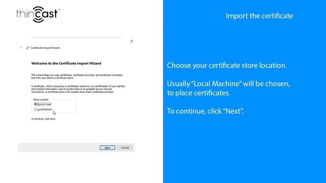 Thincast RD Gateway - Import certificate on client - Part 5 смотреть онлайн