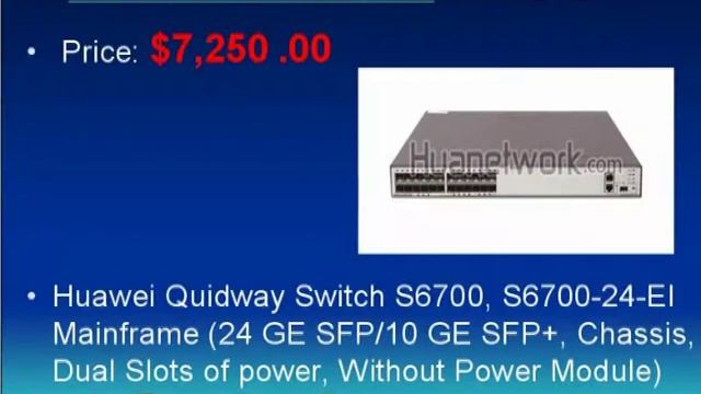 S6700-24-EI Huawei Switch $7,250.00 - Huanetwork.com смотреть онлайн