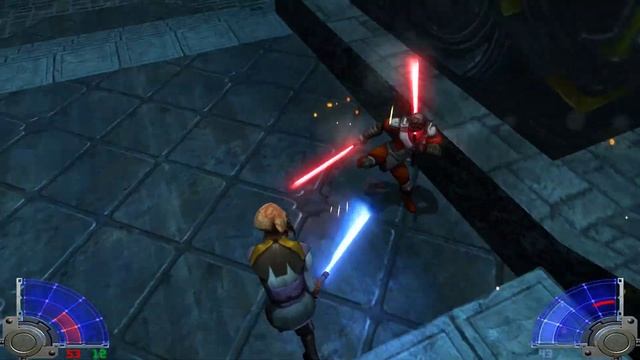 Star Wars: Jedi Knight: Jedi Academy duel with 2 sith cultists смотреть онлайн