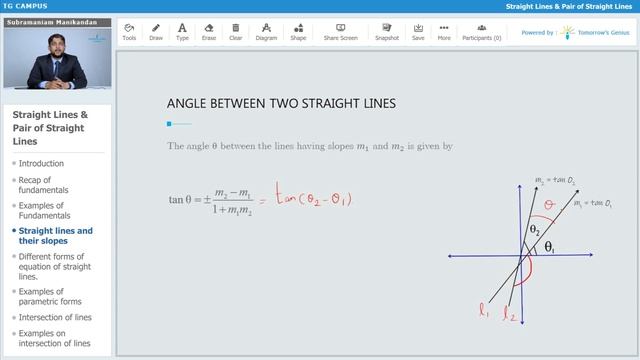 Straight line and their Slopes | Part – 2 | Straight Lines | JEE | Mathematics - TG Campus смотреть онлайн