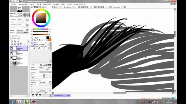 SPEED ART/PAINT / PAINT TOOL SAI | TOFIK DIPSIZE смотреть онлайн