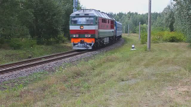 ТЭП70-0358 (БЧ, ТЧ-15 Орша) с поездом №680 Гродно - Витебск (БЧ)