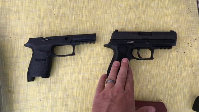 Sig P320 Compact grip module comparison смотреть онлайн