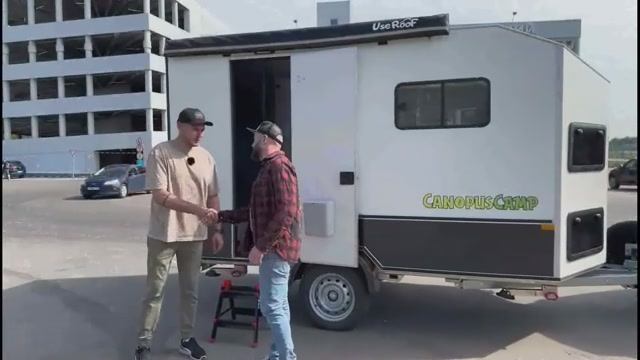 Обзор прицепа-автодома 750 кг российское производство CanopusCamp.