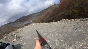 Отстрел ружья. ТОЗ-34 1988 г/в. после досадного промаха.  #выстрел #охотники #двухстволка #охота