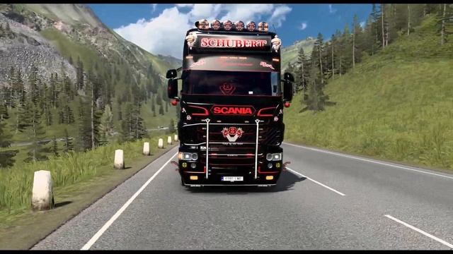 ETS2 Scania V8 Open Pipe Exhaust Sound Mod 1.49 смотреть онлайн