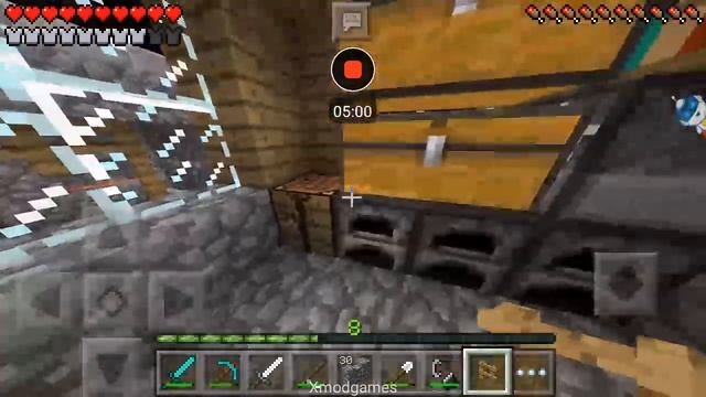 Minecraft pe 0.12.2 выживание в деревне [10] смотреть онлайн