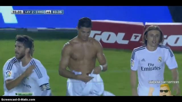 Levante-Real Madrid 2:3---05.10.13... ГОЛ РОНАЛДО ..... смотреть онлайн