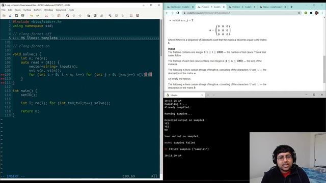 Codeforces #697 (Div. 3) - 12th place - Screencast with narration смотреть онлайн