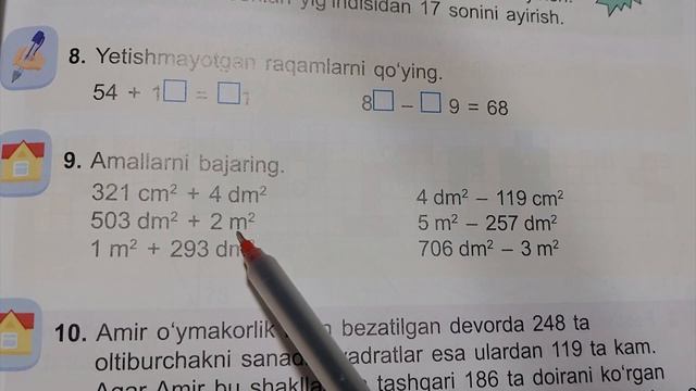 2~sinf Matematika 84~dars